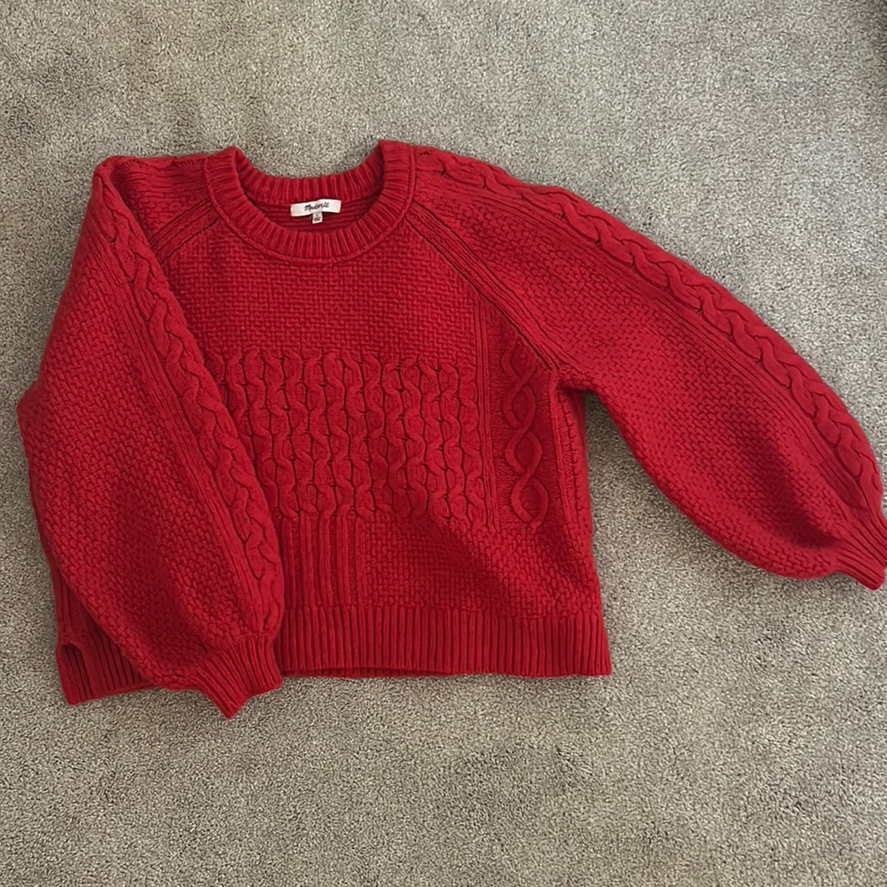 Red Madewell sweater